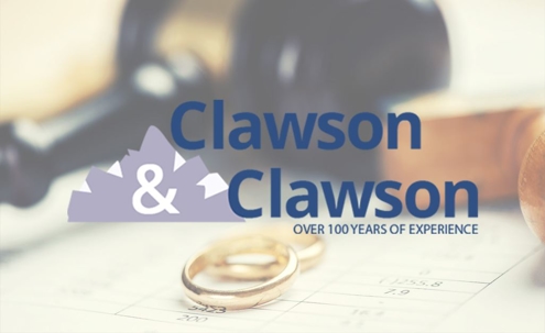divorce image with Clawson & Clawson logo